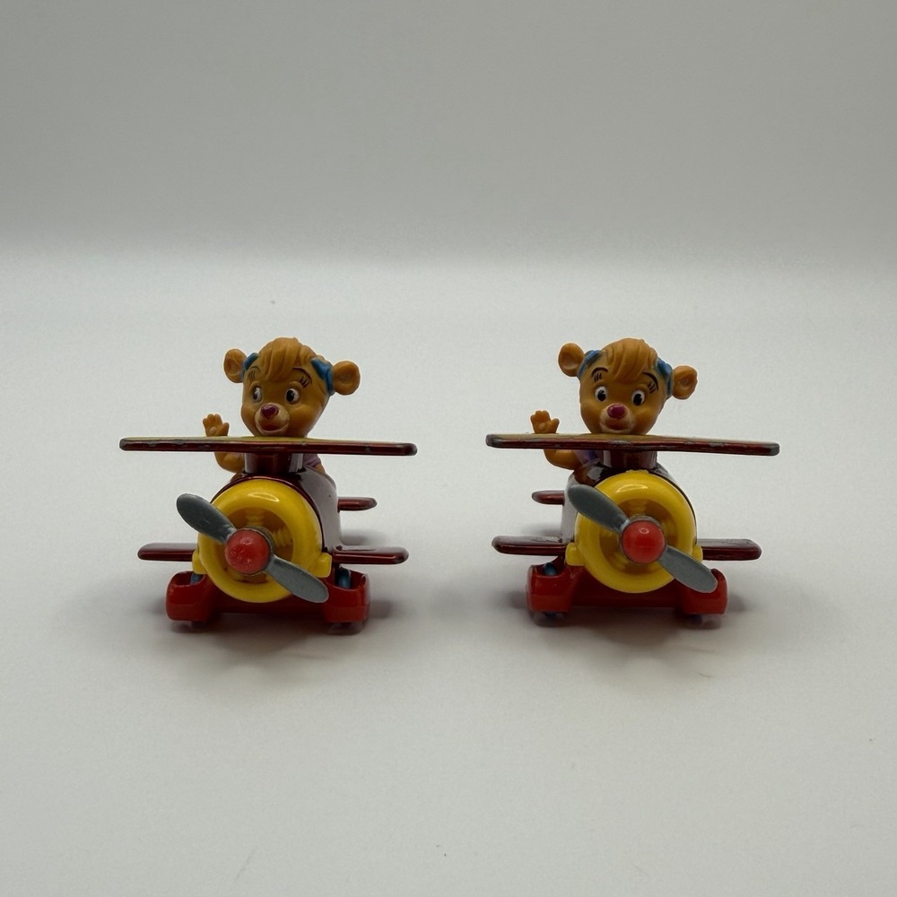 See Of Two Vintage Disney TaleSpin Molly Cunningham Airplane Diecast Toy
